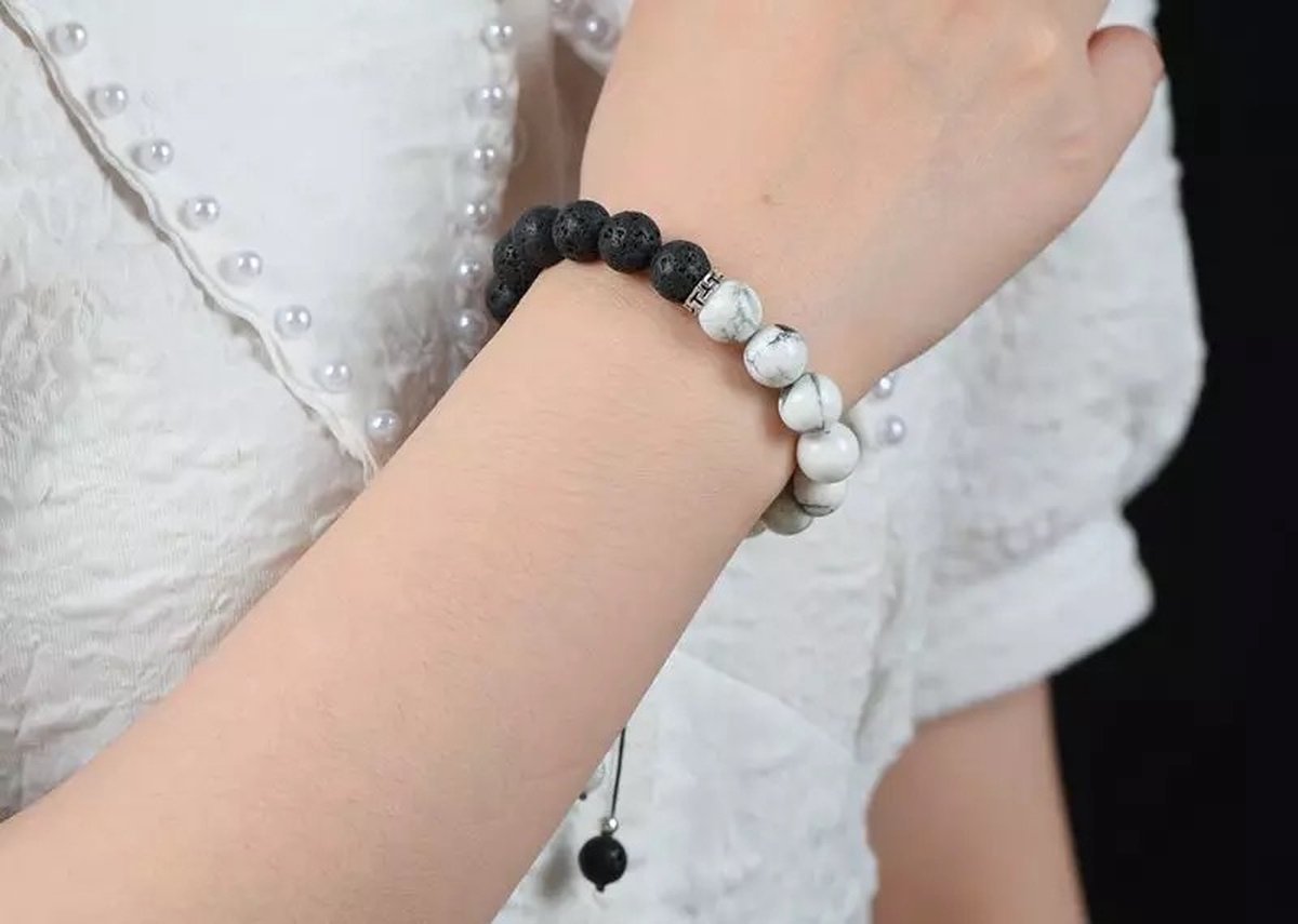 Bracelet Perles - Unisexe - Bracelet femme - Bracelet homme - Cadeau  Velentine -... | bol.com