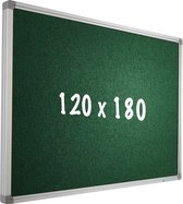 Prikbord Camira stof PRO - Aluminium frame - Eenvoudige montage - Punaises - Prikborden - 120x180cm