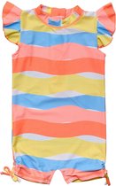 Snapper Rock - Maillot de Bain Anti-UV pour Bébés - Manches Courtes Flutter - Good Vibes - Taille 2 (76-88cm)