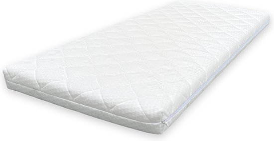 Babymatras 60x100 wiegmatras koudschuim HR40 dubbeldoek | afritsbaar | wasbaar | ademend