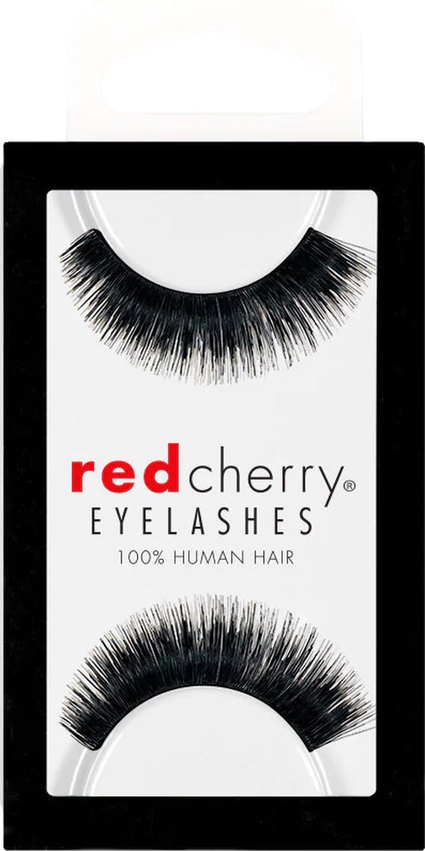 Red Cherry Eyelashes #79 - Nepwimpers - Menselijk Haar - Jewels