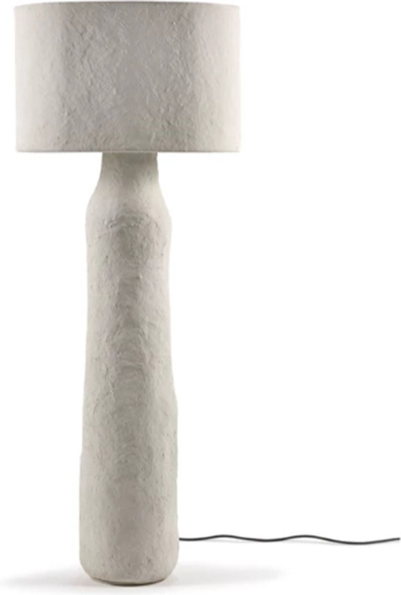 Serax Marie Michielssen White Earth papier mache vloerlamp H145cm