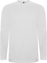 Wit Effen t-shirt lange mouwen model Extreme merk Roly maat 2XL