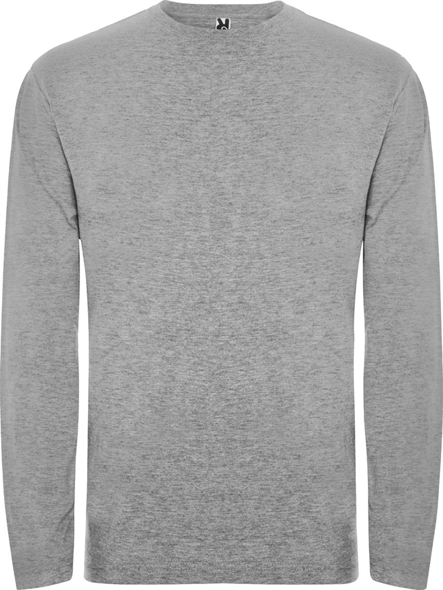 Licht Effen t-shirt lange mouwen model Extreme merk Roly Grijs