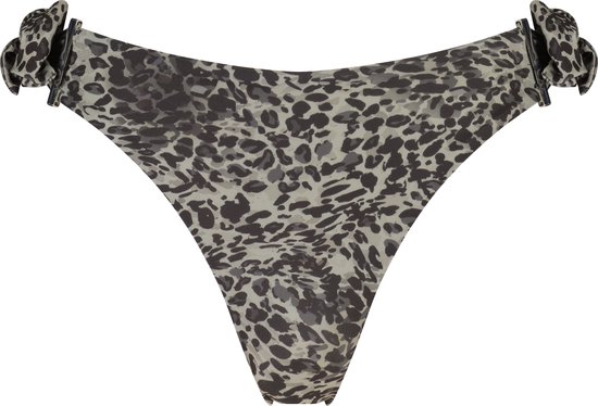 Hunkemöller Dames Badmode Hoog uitgesneden bikinibroekje Argentina - Groen - maat XL