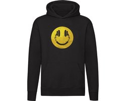 Koptelefoon Smile Hoodie - play - music - dj - radio - geluid - sound - festival - disco - discotheek - unisex - trui - sweater - capuchon