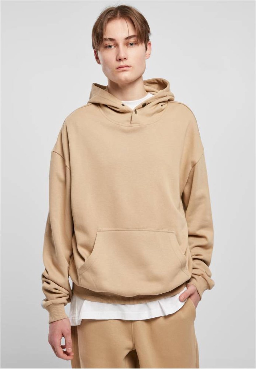 Urban Classics Snap Hoodie/trui 3XL Beige