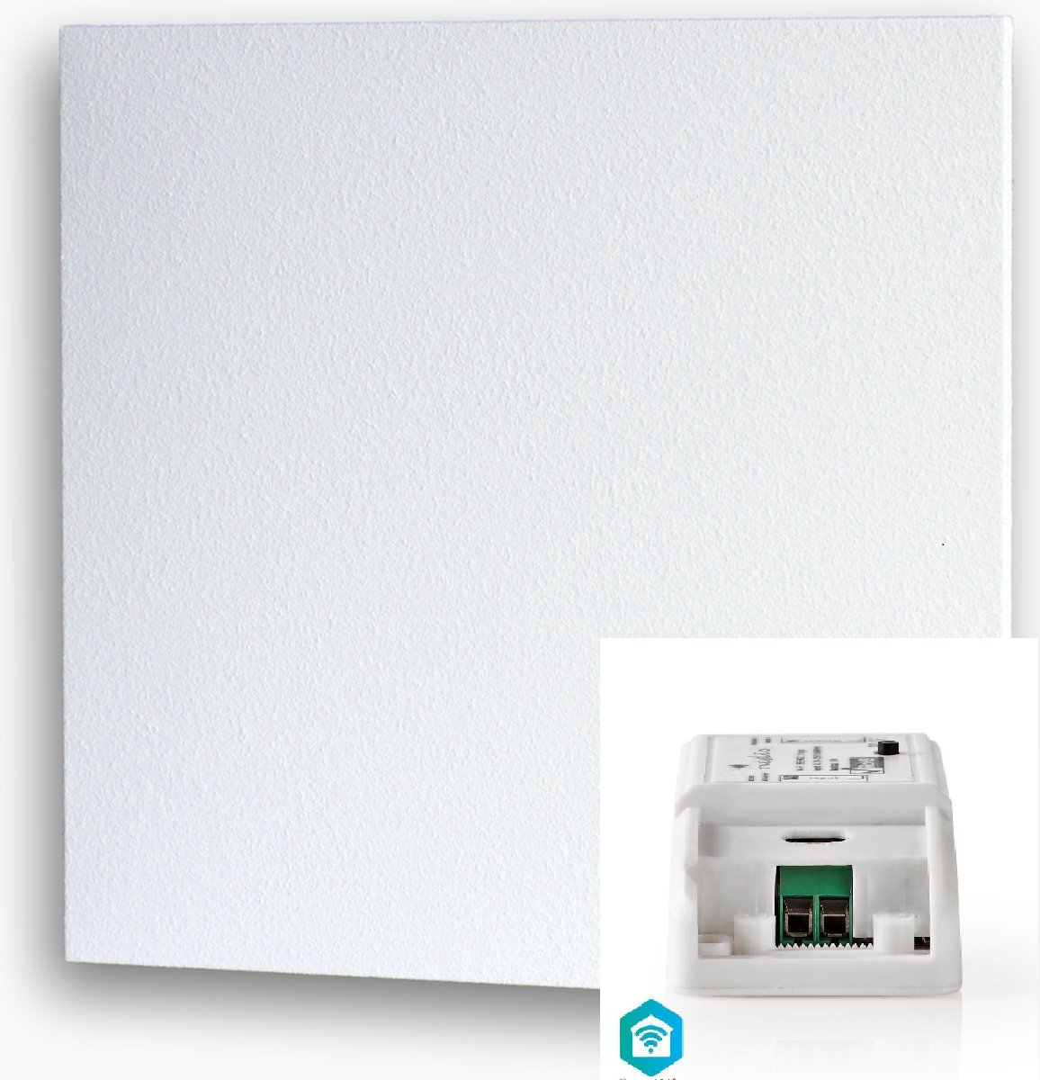 Licht gekorrelde elektrische infraroodpaneel met smart switch 700 W,230 V 60x120cm wit