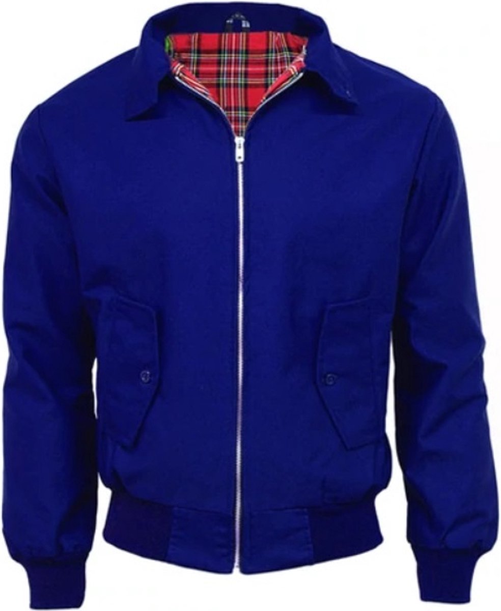 Klassieke Harrington Herenjas Maat XXL - Blauw - Zomerjas - Tijdloos Ontwerp voor Zomerse Verfijning