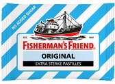 Fisherman s Friend Original Suikervrij - 12 x toonbankdoos (24 x 25g) - 288 zakjes