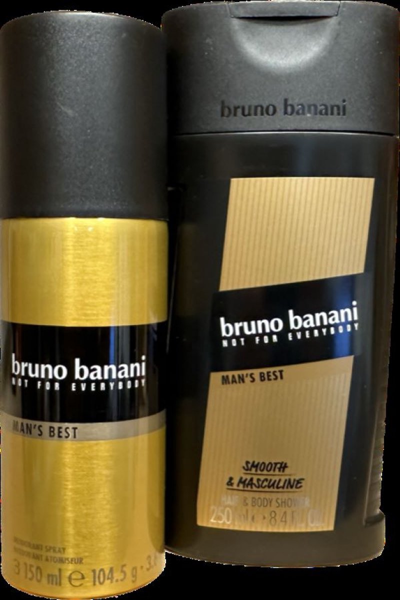 Bruno Banani Man’s Best - 2 in 1 Douchegel & Deodorant / Bodyspray
