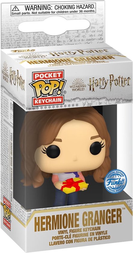 Mini POP! Hermione Granger Holiday Keychain