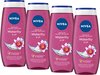NIVEA Waterlily & Oil Douchegel - 4 x 250 ml - Voordeelverpakking