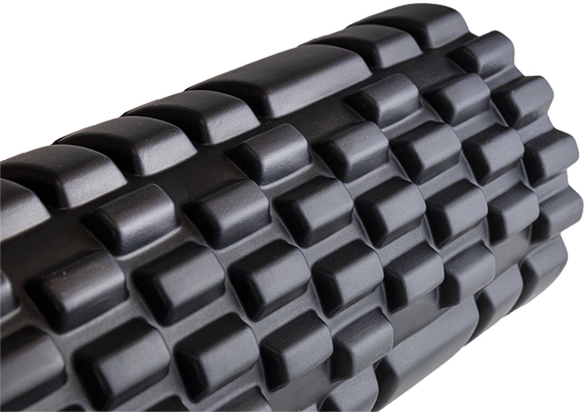 Matchu Sports - Foam roller - Foamroller - Massage roller - 33 cm - Hard - Zwart thumbnail 3