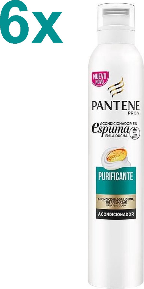 Pantene - PRO-V Espuma - Purficante - Conditioner - Schuim - 6x 180ml