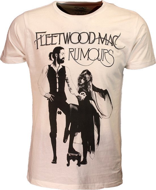 Fleetwood Mac Rumours Black on White T-Shirt - Officiële Merchandise
