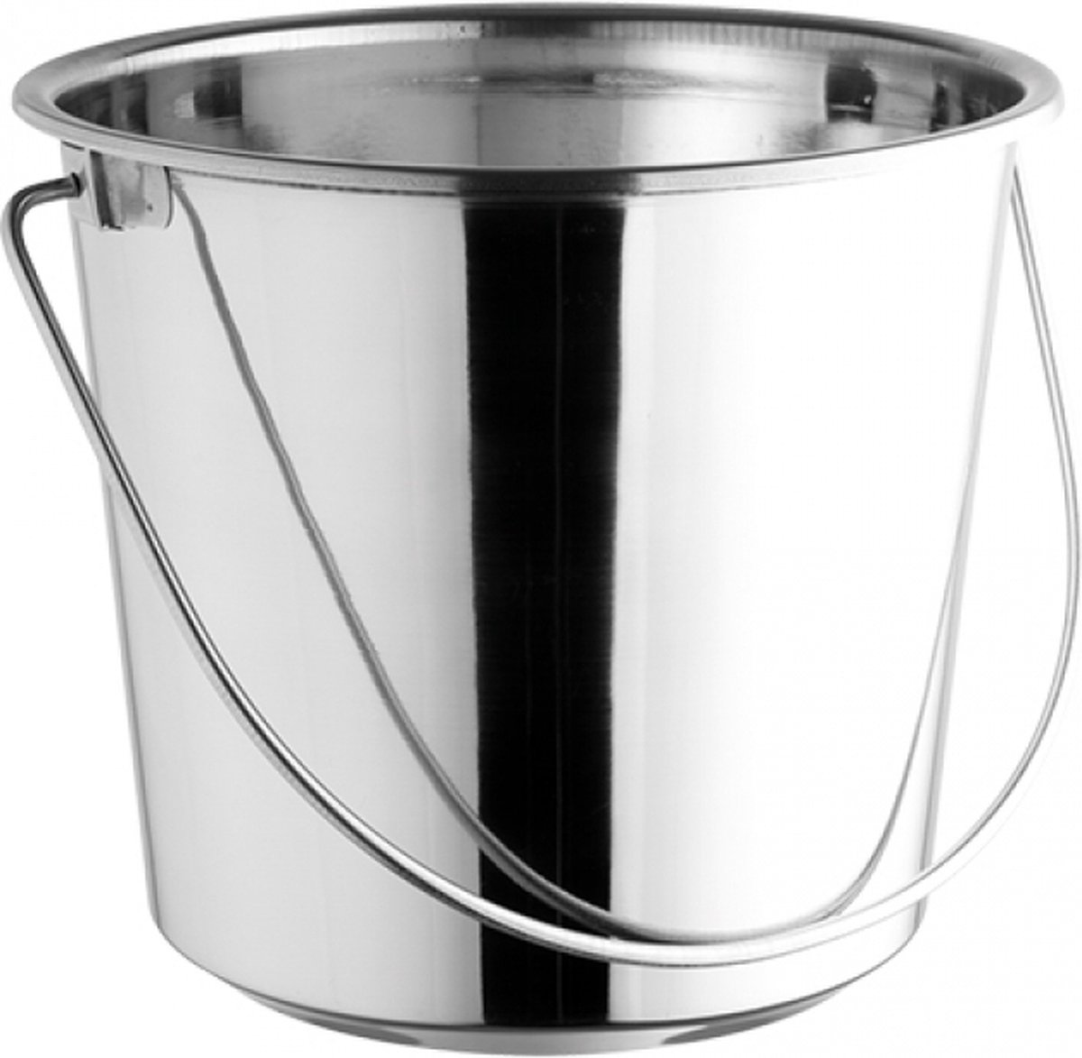 EMGA Emmer 10ltr - RVS - handgreep - Horeca