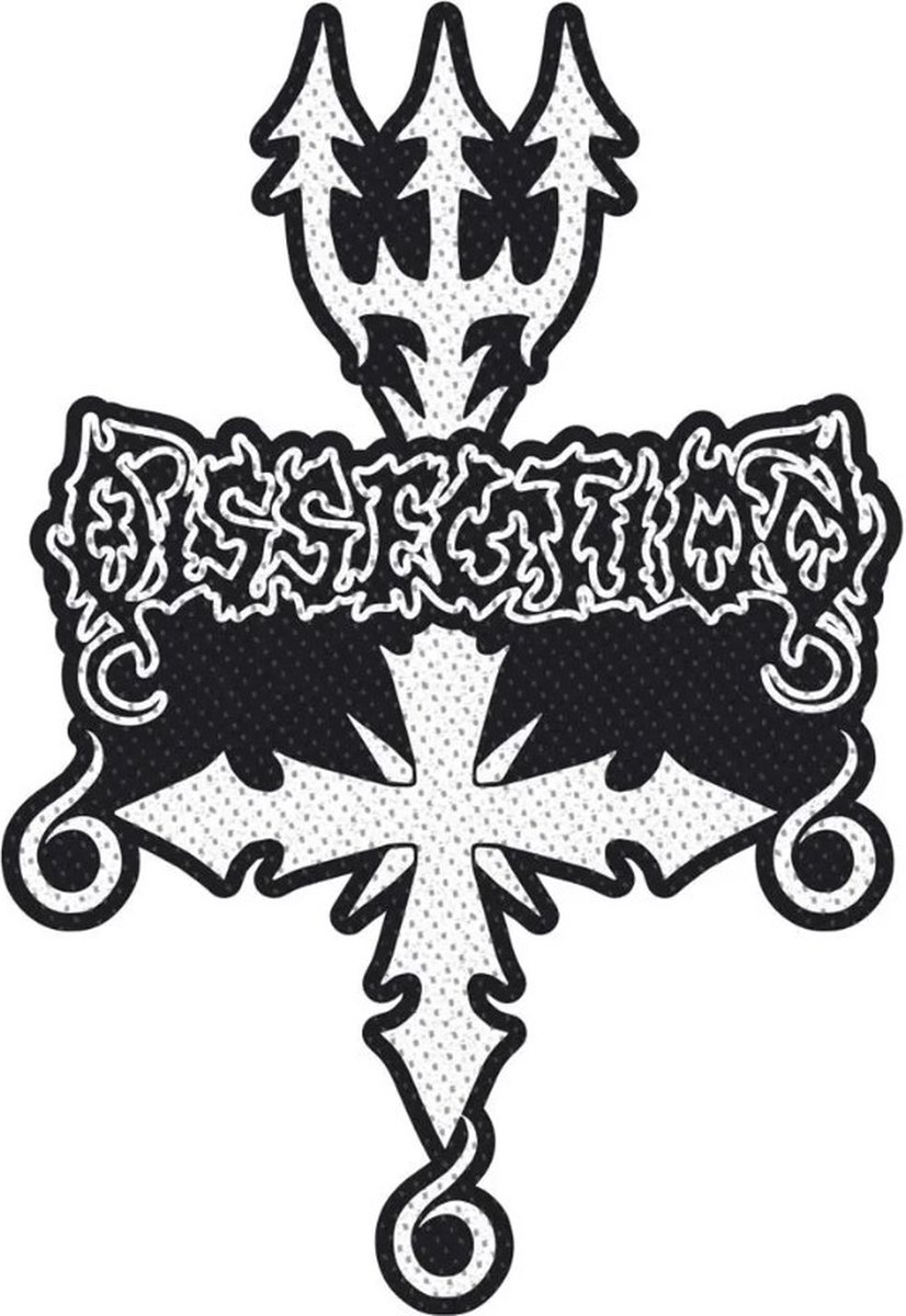 Darkthrone - Logo Cut Out Patch - Zwart