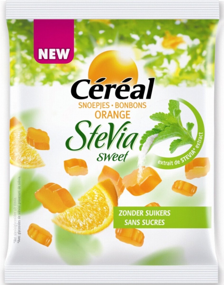 Céréal Snoepjes Sinaasappel - 6 x 120 gr - Voordeelverpakking