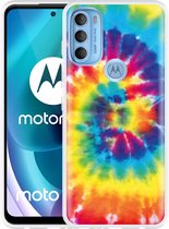 Motorola Moto G71 Hoesje Tie Dye - Designed by Cazy