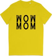 T Shirt Dames - Geweldige Moeder - Geel - Maat XL