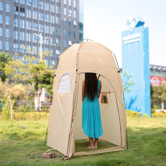 Bolture Douchetent - Toilettent - WC Tent - Douche Tent - Omkleedtent - Pop Up - Met Opbergvak - 120 x 120 x 210 cm — afbeelding 5