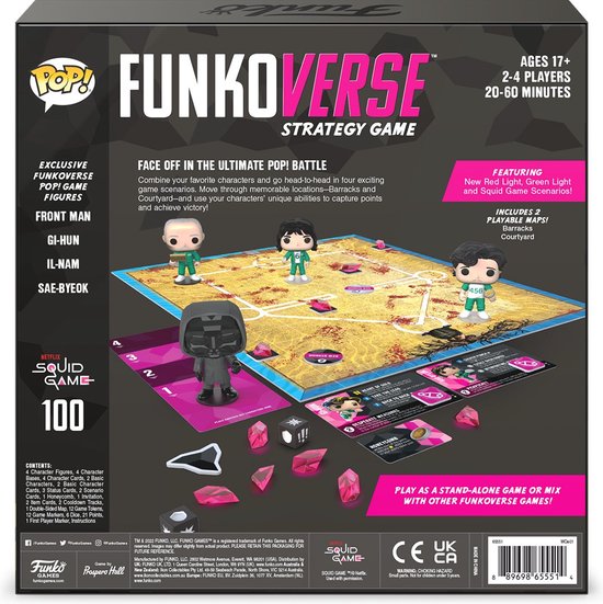 Afbeelding van het spel Pop! Funkoverse: Squid Game Base Game 4-Pack