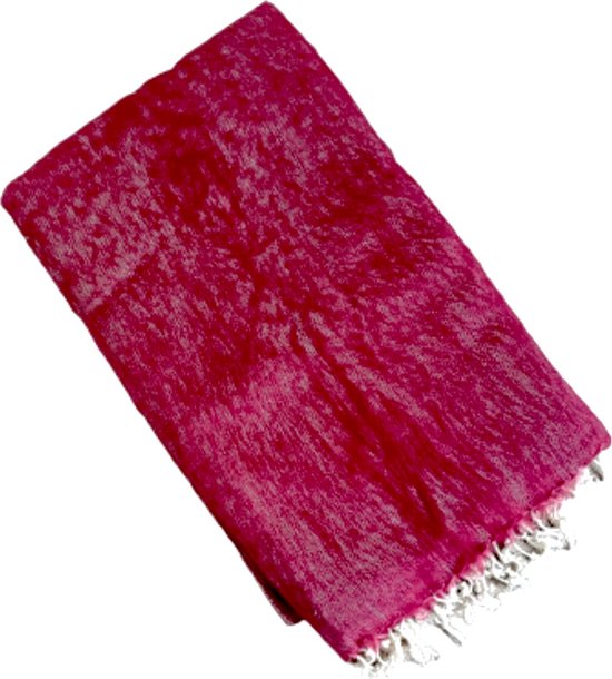 Yak Wol Deken in Fuchsia Roze voor Yoga