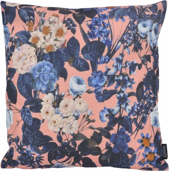 Sierkussen Floral Lilas - Collection Plein air/ Outdoor | 45 x 45 cm | Coton / Polyester