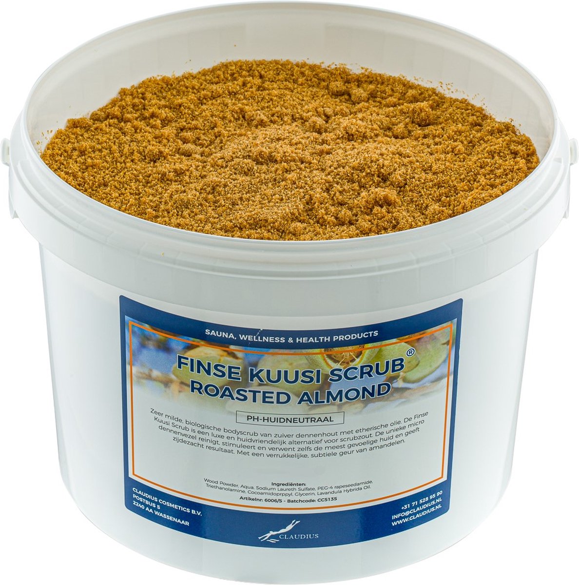 Goedkoopste Kuusi Scrub Roasted Almond 1 liter - Hydraterende Lichaamsscrub
