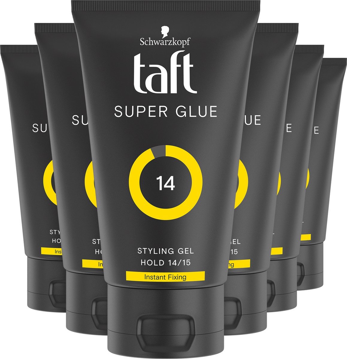 Taft Styling Gel - Super Glue Tube - Voordeelverpakking 6 x 150 ml