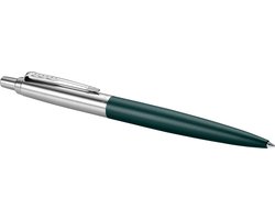 Parker Jotter XL balpen | Greenwich matgroen met chromen trim | medium punt blauwe inkt | met Geschenkdoos