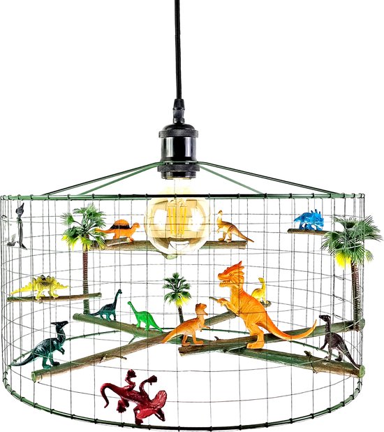 Lampe à suspension Dinosaurus-Lampe Chambre de garçon-Lampe à suspension pour enfants-Ø40 cm. By Olivier&Sofie