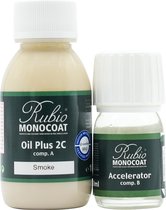 Rubio Monocoat Oil Plus 2C - Ecologische Houtolie in 1 Laag voor Binnenshuis - Smoke, 130 ml