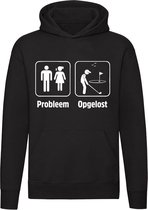 Probleem opgelost | golf | relatie | gezin | gezeik | ruzie | sport | hobby | Unisex | Trui | Hoodie | Sweater | Capuchon