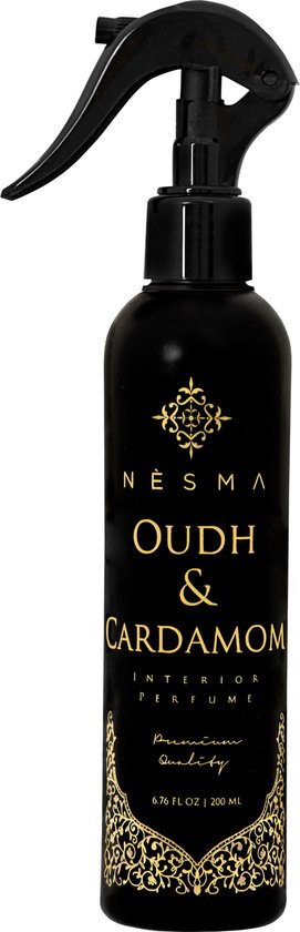 Nèsma Fragrances - Oudh & Cardamom - Huisparfum - Interieurspray - Roomspray - 200 ml