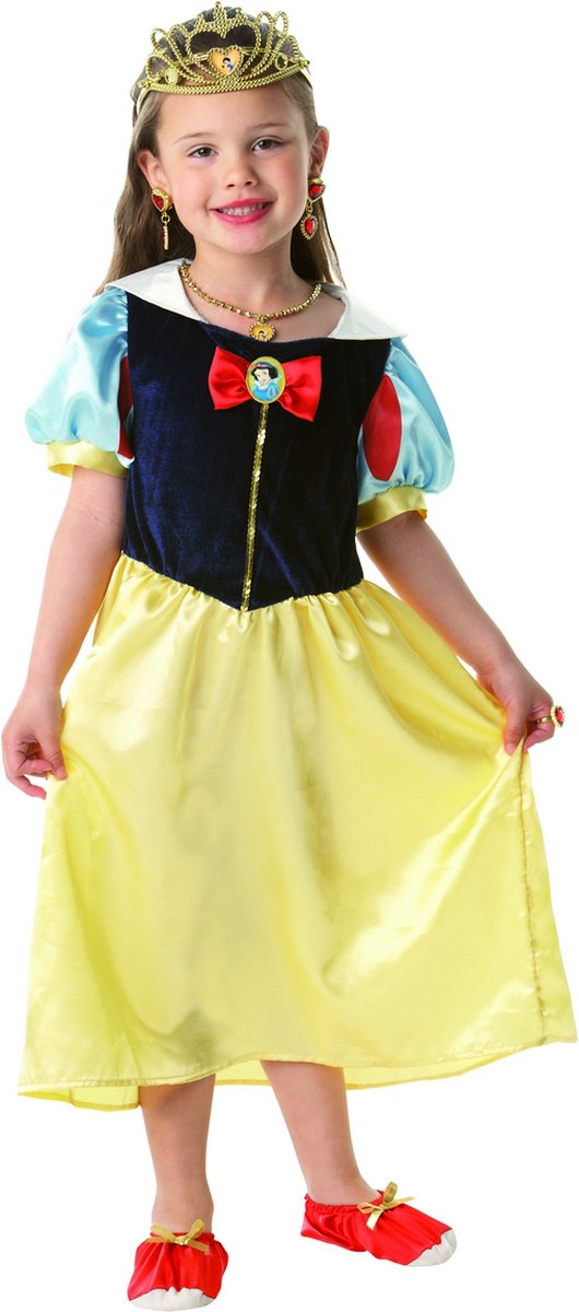 Kinderkostuum Disney Sneeuwwitje geschenkset, maat S - Carnavalskleding