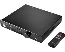 Renkforce - RF-WAM-500 Stereo versterker 2 x 100 W Aluminium - Zwart