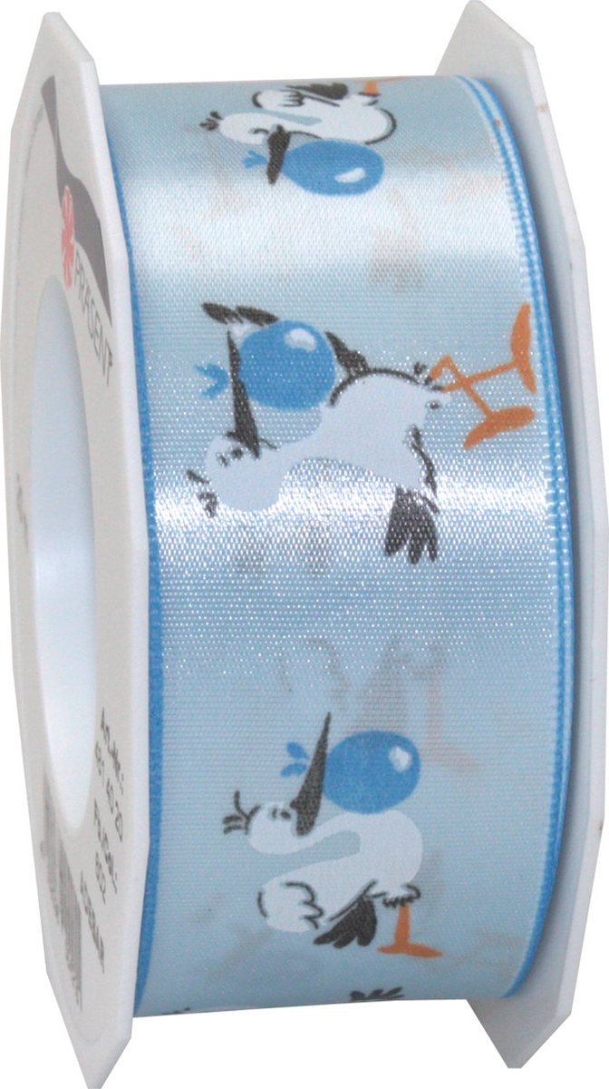 Pattberg Lint 20 meters / 4 cm: geboorte jongen, ooievaar, blauw