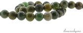 Natuursteen kralen Groene mix kralen ca. 8mm 100% natuurlijk Streng ca. 38.5cm