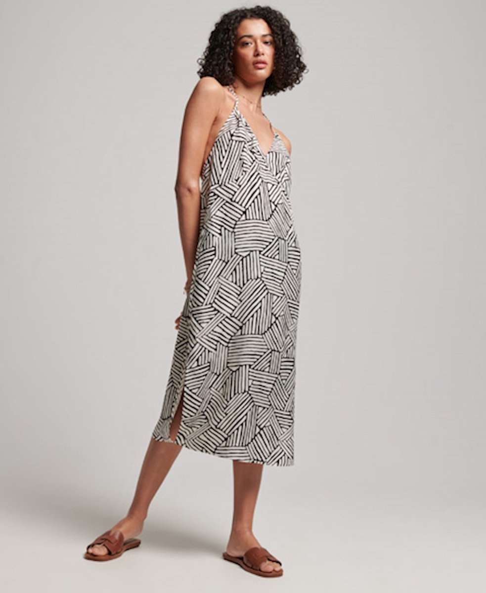 Superdry Dames Halflange halterslipjurk