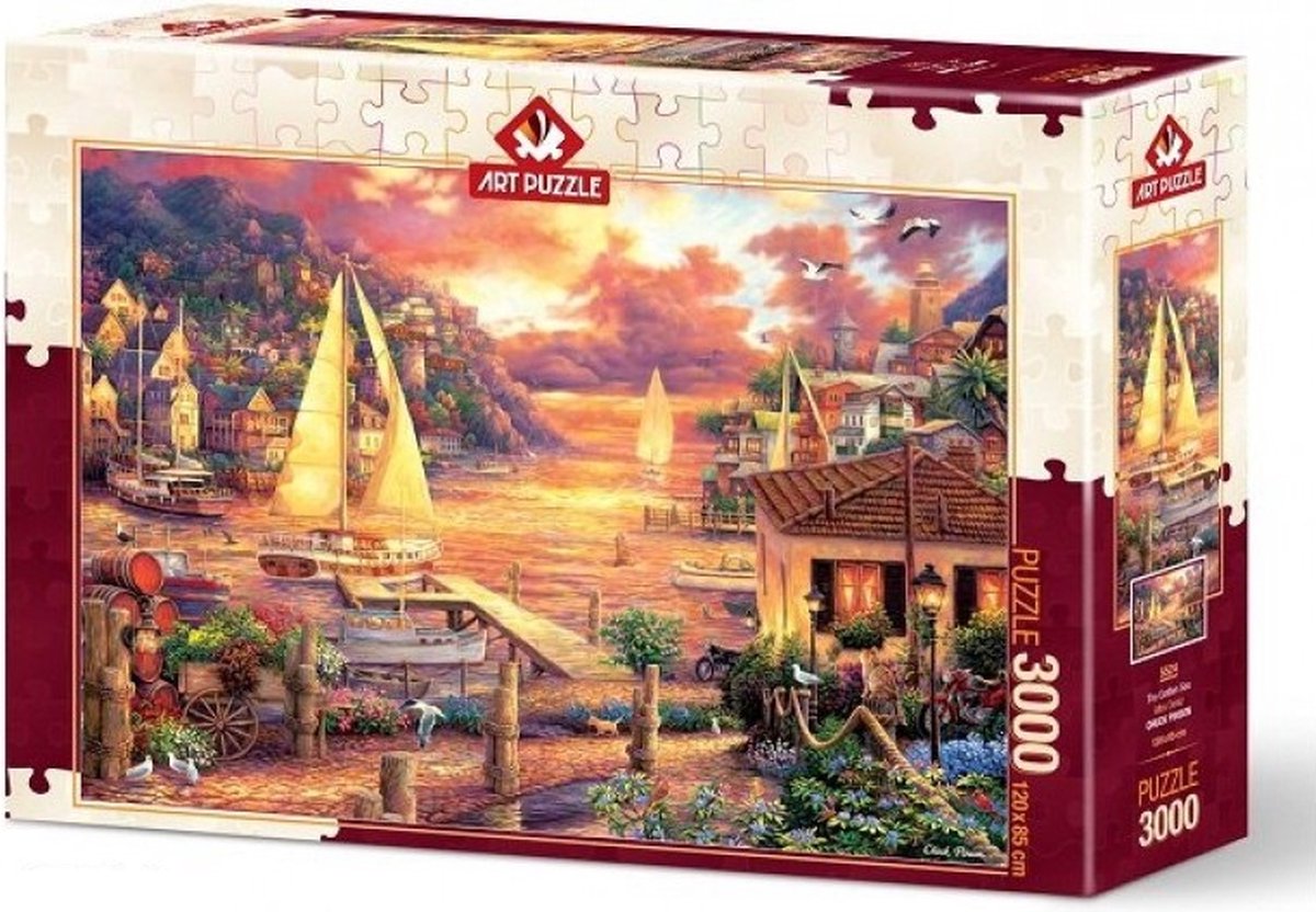 Art Puzzle The Golden Sea – Chuck Pinson – Puzzel – 3000 stukjes – 120 x 85 cm
