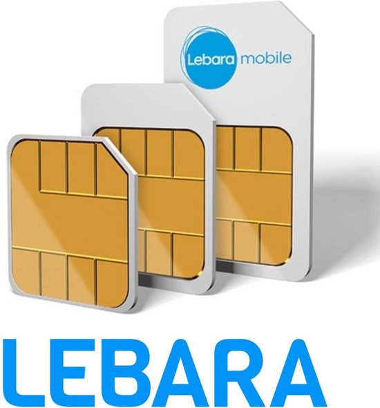 Carte SIM prépayée Lebara sans crédit d'appel | bol.