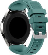 Strap-it Smartwatch bandje 20mm - siliconen bandje geschikt voor Huawei Watch GT 2 42mm / GT 3 42mm - horlogeband geschikt voor Amazfit GTS / GTS 2 / 2 Mini / GTS 3 / GTS 4 / Amazfit Bip / Bip Lite / Bip S / Bip u Pro / Bip 3 - dennengroen
