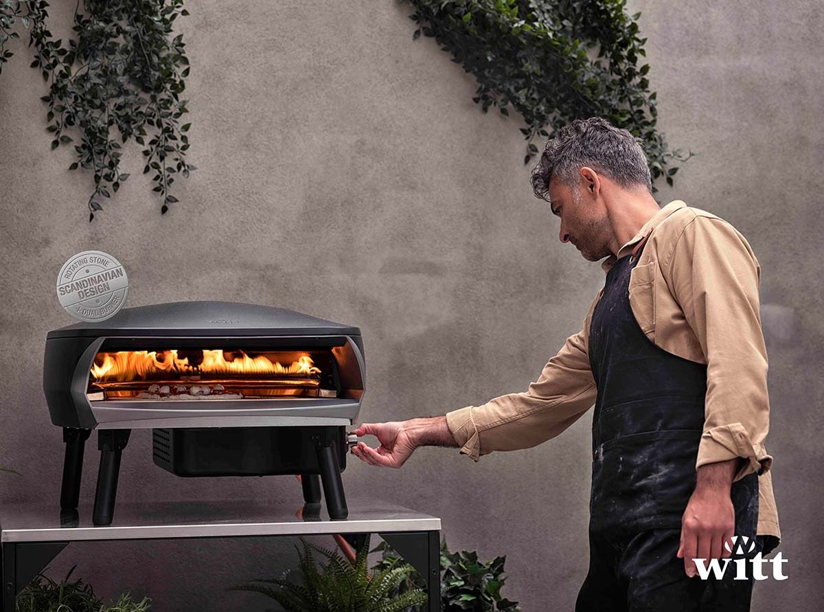 Witt Etna Rotante - Four à pizza au gaz - Noir