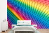 Papier peint Papier peint photo vinyle - Papier couleur arc-en-ciel largeur 330 cm x hauteur 220 cm - Tirage photo sur papier peint (disponible en 7 tailles)