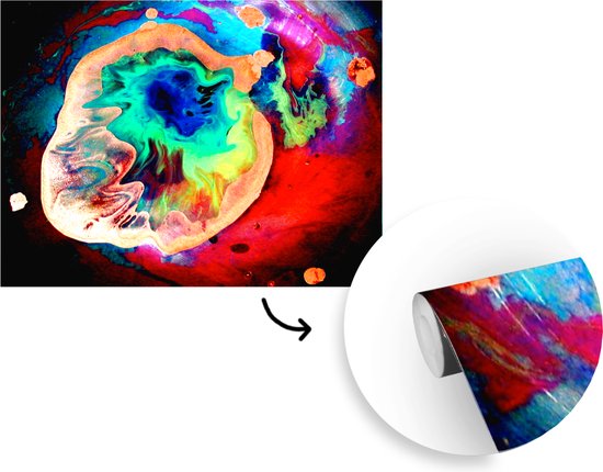 Papier peint photo peint photo vinyle - Encre et peinture largeur 275 cm x hauteur 220 cm - Tirage photo sur papier peint (disponible en 7 tailles)