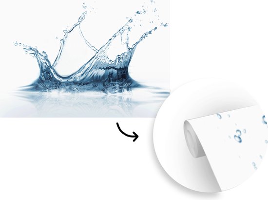 Gouttes d'eau avec une touche de fotobehang