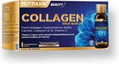 Gold Collagen Beauty Shots Plus 10000 mg 50 ml x 10 Shot (Vis collageen, Hyaluronzuur, Quitte, Carnitine, Co-enzym Q 10, Vitamine C) - Herbal - Bio - vis collageen