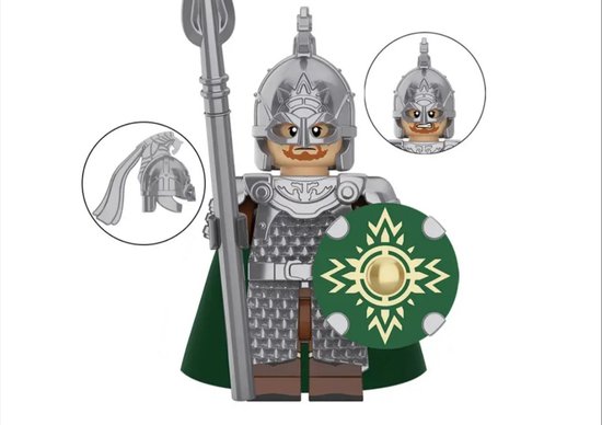Ridders, Riders of rohan lord of the rings 3 figuren geschikt voor lego ...